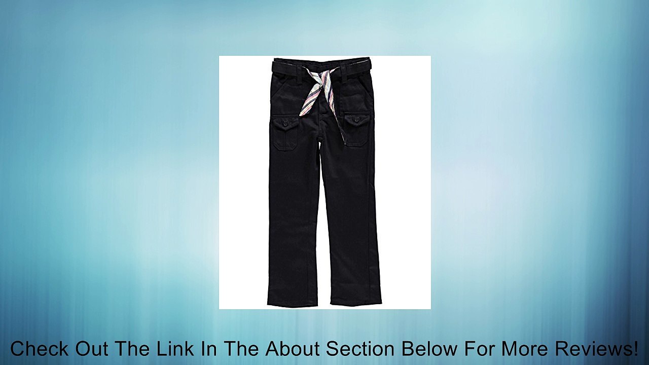 U.S. Polo Assn. Little Girls' "Mini Flap" Belted Skinny Pants Review