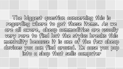 Facts About Cheap Stylus Pens