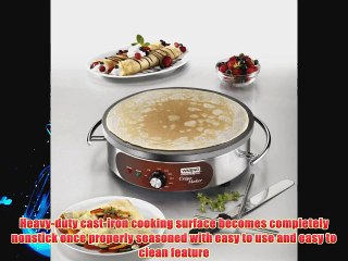 Waring Commercial WSC160 Heavy-Duty Commercial Electric Crepe Maker 16-Inch