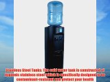 Clover B7B Warm and Cold Bottled Water Dispenser Black