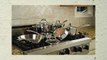 T-fal C798SC Ultimate Stainless Steel Copper Bottom Cookware Set  12-Pieces Silver