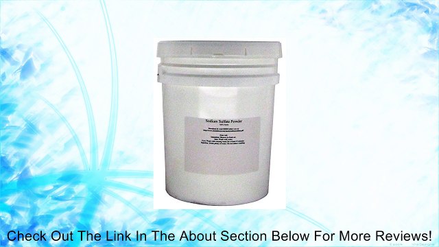 Natural Sodium Sulfate Food Grade FCC 99+% Granular Anhydrous Crystals Salt Made in USA Review