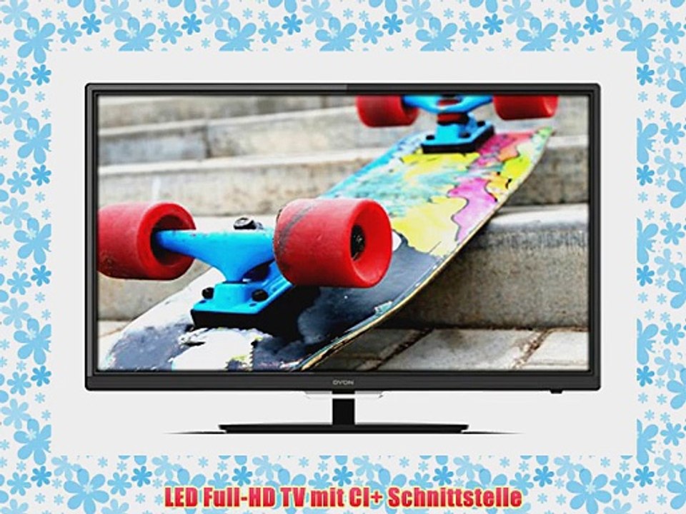 DYON Enter 24D 60 cm (24 Zoll) LED-Fernseher (HD Ready DVB-T/C CI  SCART 2x HDMI USB 2.0) schwarz