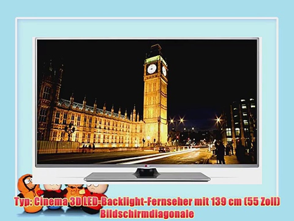 LG 55LB656V 139 cm (55 Zoll) Cinema 3D LED-Backlight-Fernseher (Full HD 1000Hz MCI DVB-T/C/S