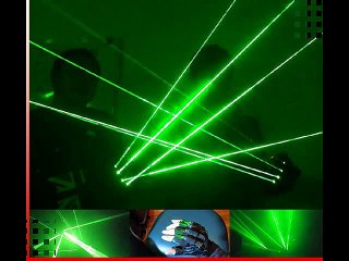 Gants Laser Vert