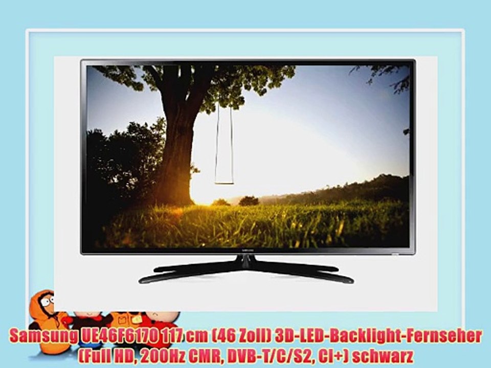 Samsung UE46F6170 117 cm (46 Zoll) 3D-LED-Backlight-Fernseher (Full HD 200Hz CMR DVB-T/C/S2