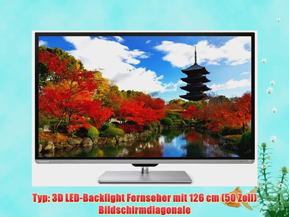 Toshiba 50L7363DG 126 cm (50 Zoll) 3D LED-Backlight-Fernseher (Full-HD 200Hz AMR DVB-T/-C/-S