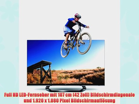LG 42LM640S 107 cm (42 Zoll) Cinema 3D LED Plus Backlight-Fernseher (Full-HD 400Hz MCI DVB-T/C/S2