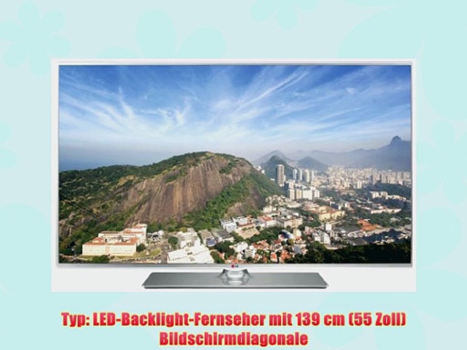 LG 55LB580V 139 cm (55 Zoll) LED-Backlight-Fernseher (Full HD 100Hz MCI DVB-T/C/S CI  Wireless-LAN