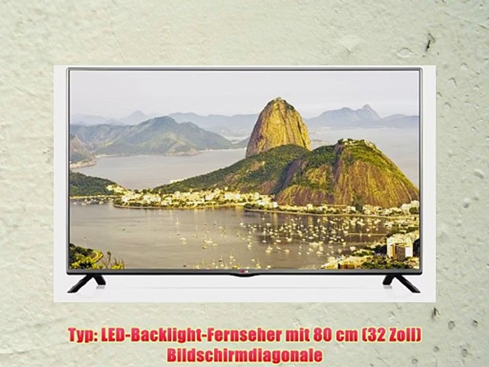 LG 32LB550B 80 cm (32 Zoll) LED-Backlight-Fernseher (HD-Ready 100Hz MCI DVB-T/C CI ) schwarz