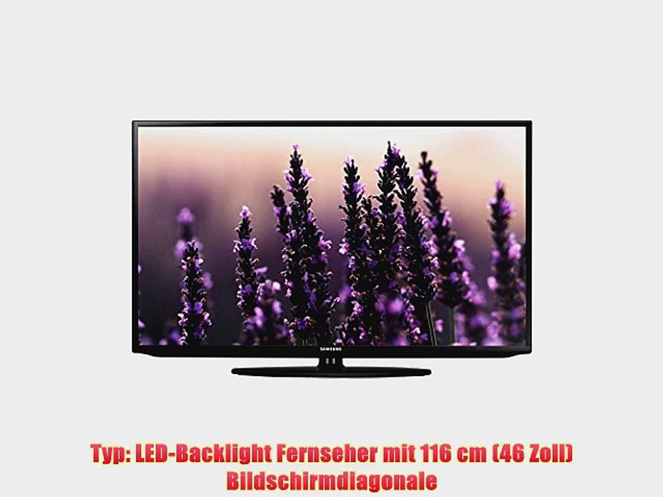 Samsung UE46H5373 116 cm (46 Zoll) LED-Backlight-Fernseher (Full HD 100Hz DVB-T/C/S2 CI  Smart