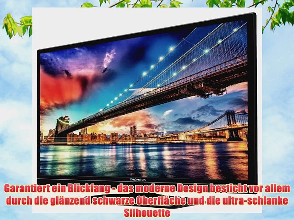Thomson 40FU3253C/G 102 cm (40 Zoll) LED-Backlight-Fernseher (Full HD 100 Hz CMI DVB-C/T 2x