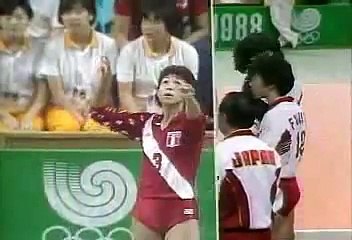 PERU VS JAPAN SEOUL 88 VOLLEYBALL SET 5