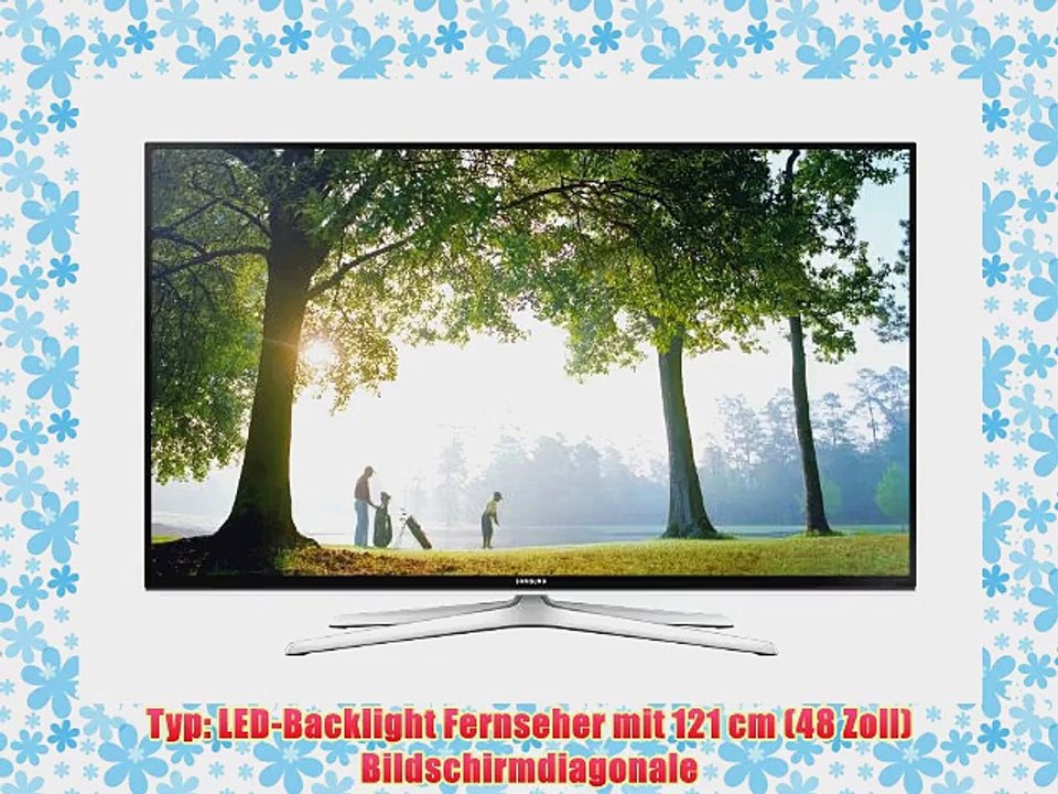 Samsung UE48H6600 121 cm (48 Zoll) 3D LED-Backlight-Fernseher (Full HD 400Hz CMR 2x DVB-T/C/S2