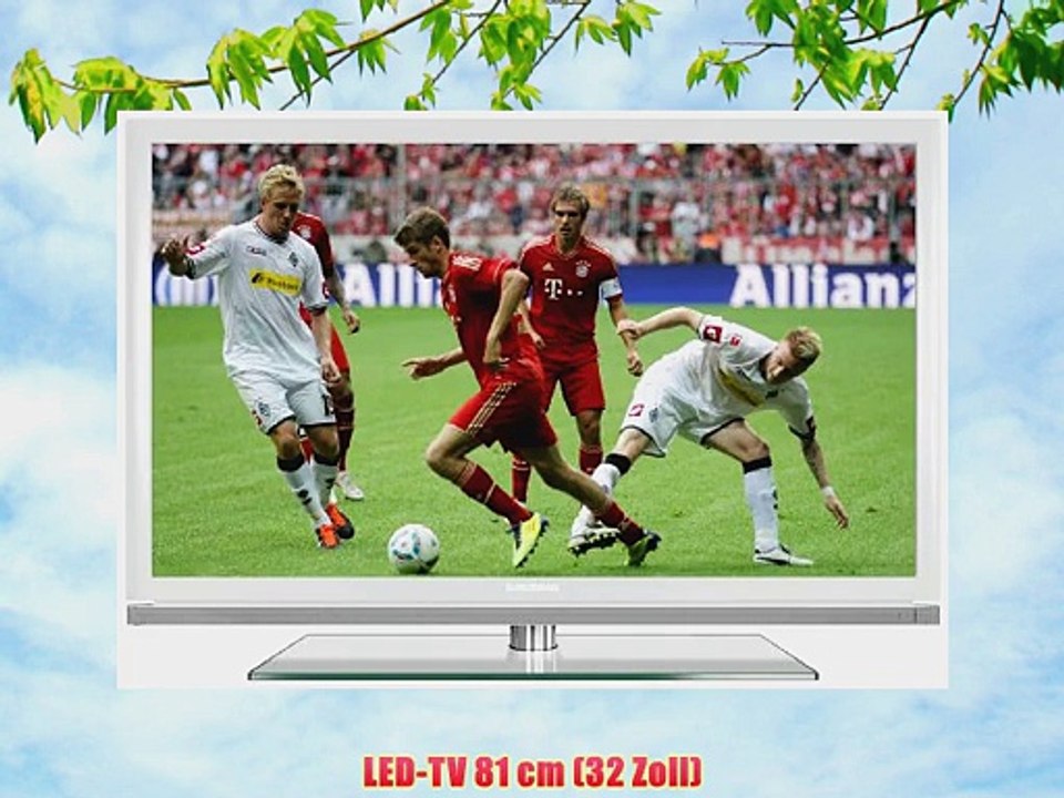Grundig 32 VLE 8130 WL 81 cm (32 Zoll) LED-Backlight-Fernseher (Full-HD DVB-T/C/S2) wei?