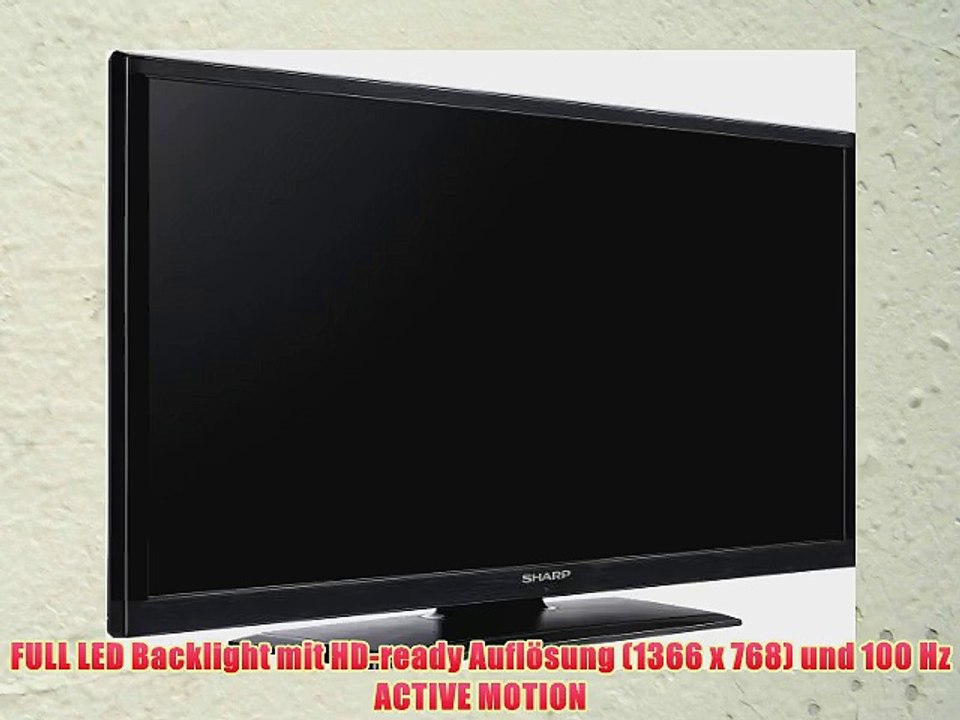 Sharp LC32LD145E 80 cm (32 Zoll) LED-Backlight-Fernseher (HD-Ready 50 Hz AM DVB-T/C CI  USB