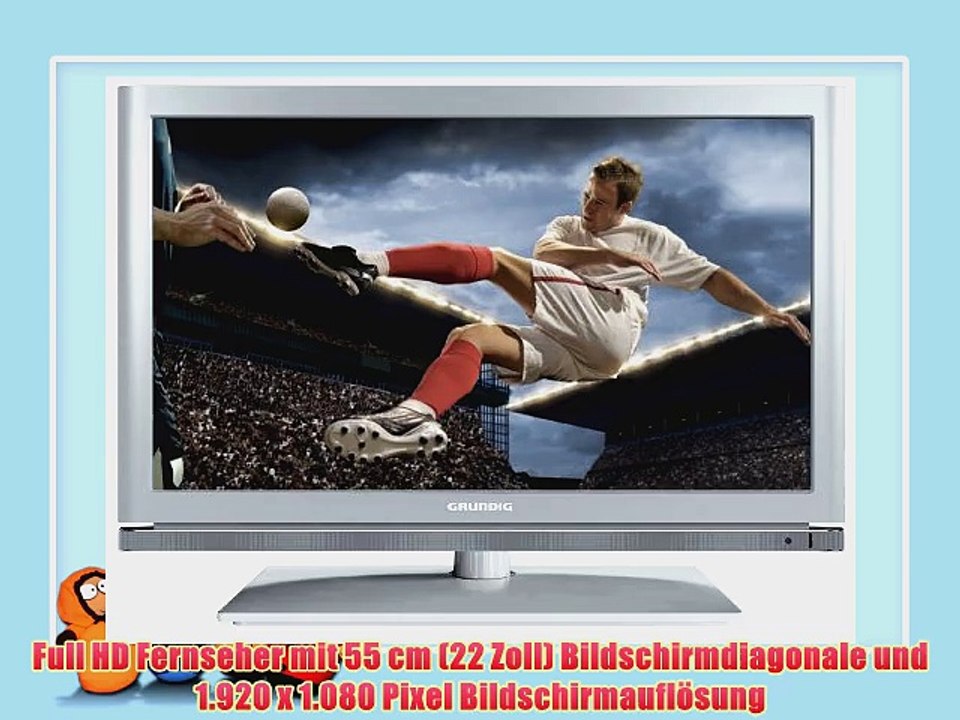 Grundig 22 VLE 8220 SG 55 cm (22 Zoll) LED-Backlight-Fernseher (Full-HD 100 Hz PPR DVB-T/C/S2)