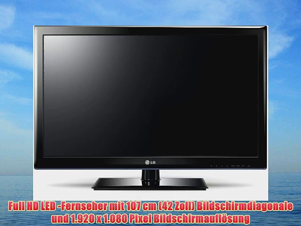 LG 42LM340S 107 cm (42 Zoll) Cinema 3D LED-Backlight-Fernseher (Full-HD 100Hz MCI DVB-T/C/S2)