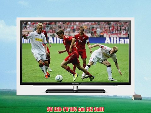Grundig 42 VLE 973 BL 1067 cm (42 Zoll) 3D LED-Backlight-Fernseher (Full-HD 200Hz DVB-T/C/S2