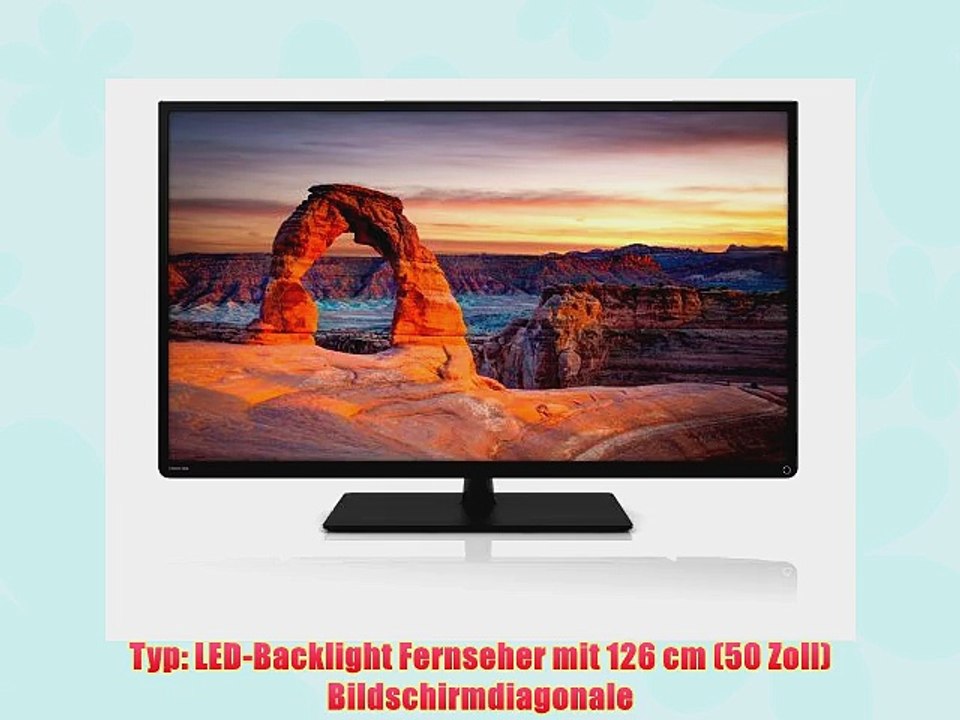 Toshiba 50L2333DG 126 cm (50 Zoll) LED-Backlight-Fernseher (Full HD 100Hz AMR DVB-T/C CI )