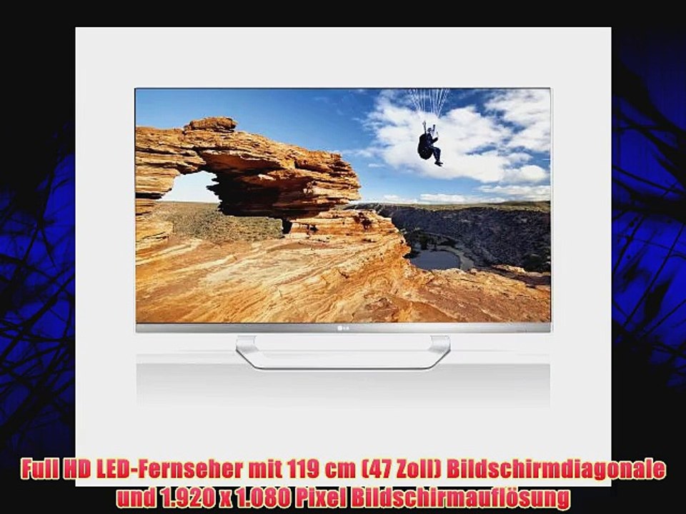 LG 47LM649S 119 cm (47 Zoll) Cinema 3D LED Plus Backlight-Fernseher (Full-HD 400Hz MCI DVB-T/C/S2