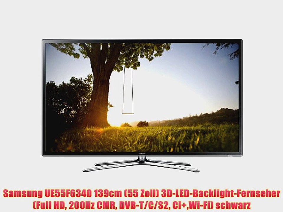 Samsung UE55F6340 139cm (55 Zoll) 3D-LED-Backlight-Fernseher (Full HD 200Hz CMR DVB-T/C/S2