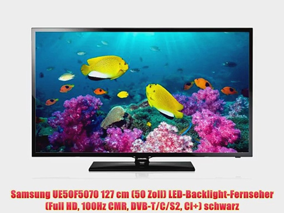 Samsung UE50F5070 127 cm (50 Zoll) LED-Backlight-Fernseher (Full HD 100Hz CMR DVB-T/C/S2 CI )