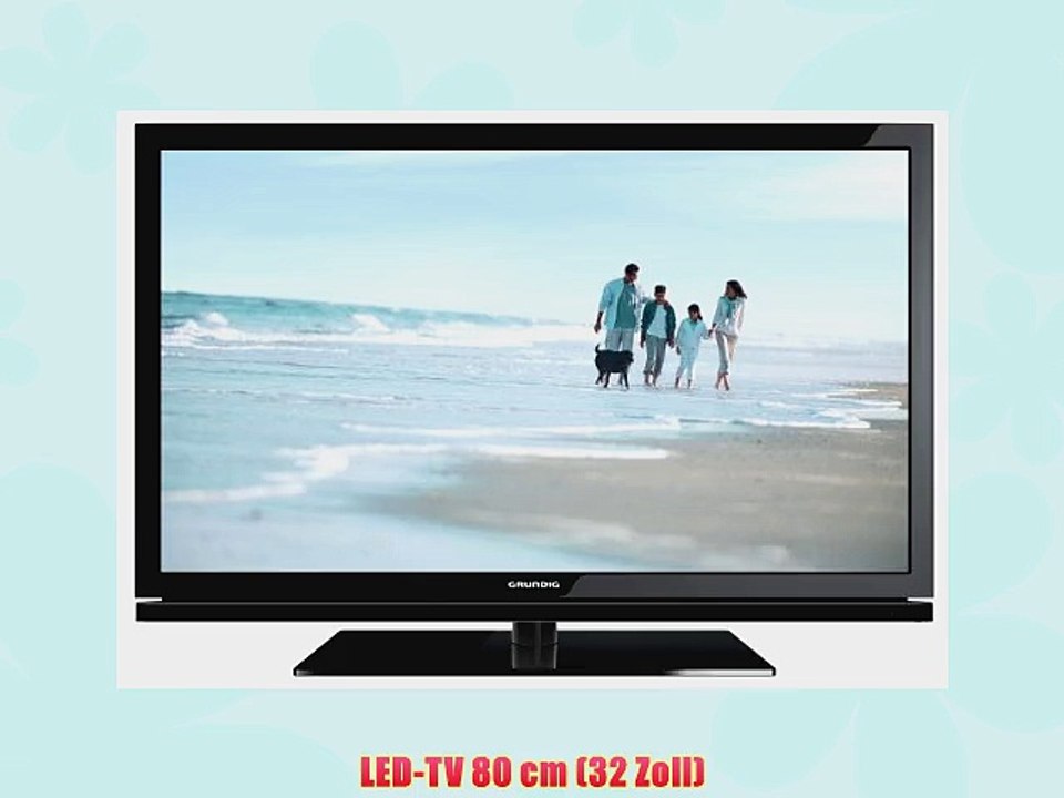 Grundig 32 VLE 830 BL 813 cm (32 Zoll) LED-Backlight-Fernseher (Full HD 100Hz PPR DVB-T/-C/-S2)