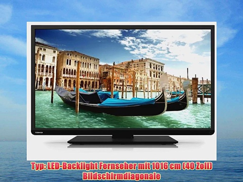 Toshiba 40L1343DG 1016 cm (40 Zoll) LED-Backlight-Fernseher (Full HD 100Hz AMR DVB-T/-C/-S