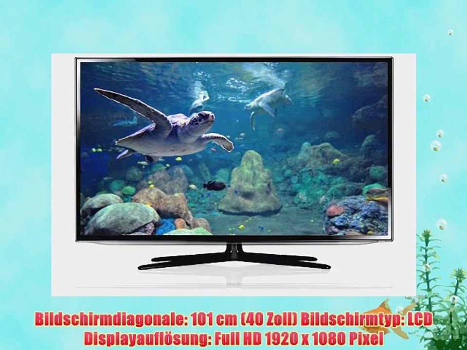 Samsung UE40ES6100 101 cm (40 Zoll) 3D LED-Backlight-Fernseher (Full-HD 200Hz CMR DVB-T/C Smart