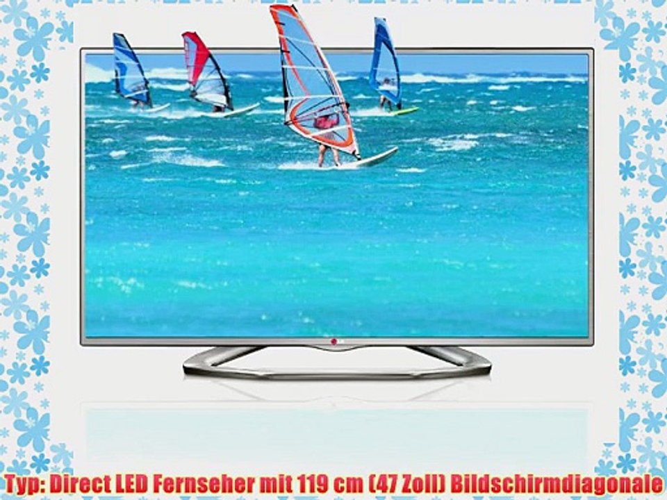 LG 47LA6136 119 cm (47 Zoll) Cinema 3D LED-Backlight-Fernseher (Full HD 100Hz MCI DVB-T/C/S