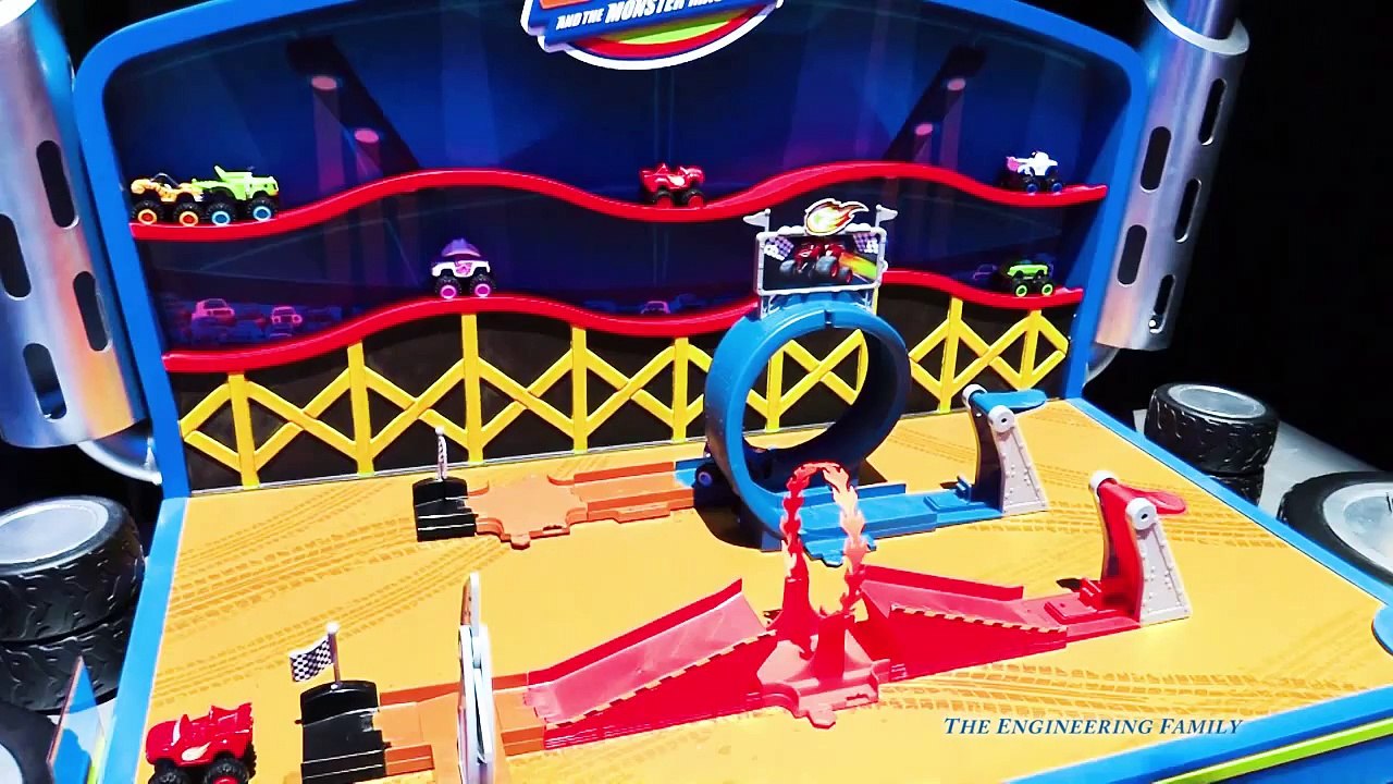 BLAZE Nickelodeon Blaze and the Monster Machines Monster Dome Track a Blaze Video Toy Review