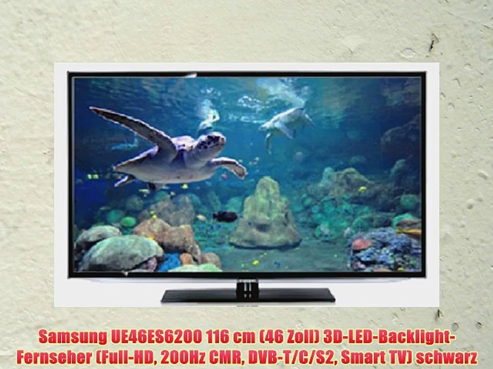 Samsung UE46ES6200 116 cm (46 Zoll) 3D-LED-Backlight-Fernseher (Full-HD 200Hz CMR DVB-T/C/S2