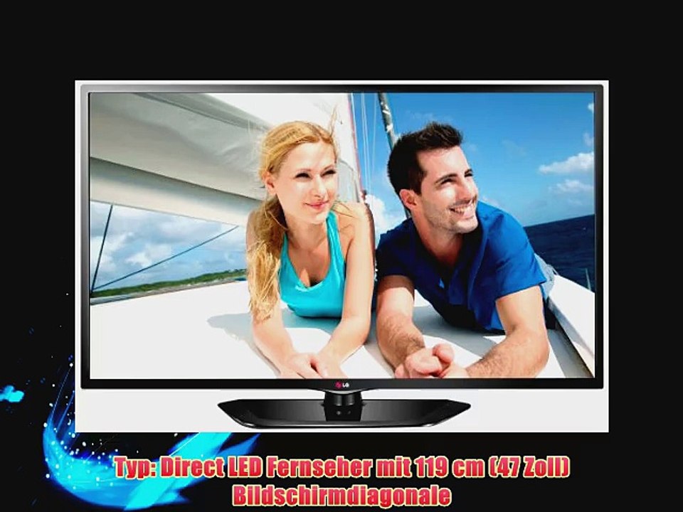 LG 47LN5708 119 cm (47 Zoll) LED-Backlight-Fernseher (Full HD 100Hz MCI WLAN DVB-T/C/S Smart