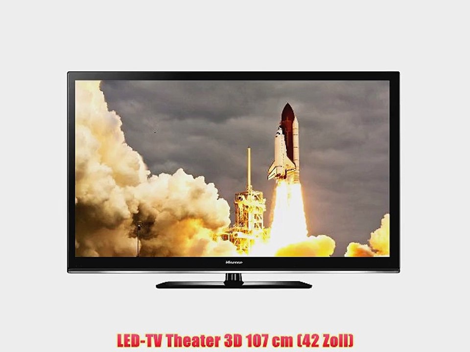 Hisense LEDN42T36RSEU3D 107 cm  (42 Zoll) 3D LED-Backlight-Fernseher (Full HD DVB-T/-C/-S2