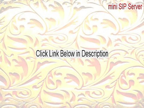 mini SIP Server (20 clients) Free Download (Legit Download 2015)