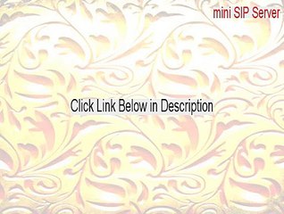mini SIP Server (20 clients) Free Download (Legit Download 2015)