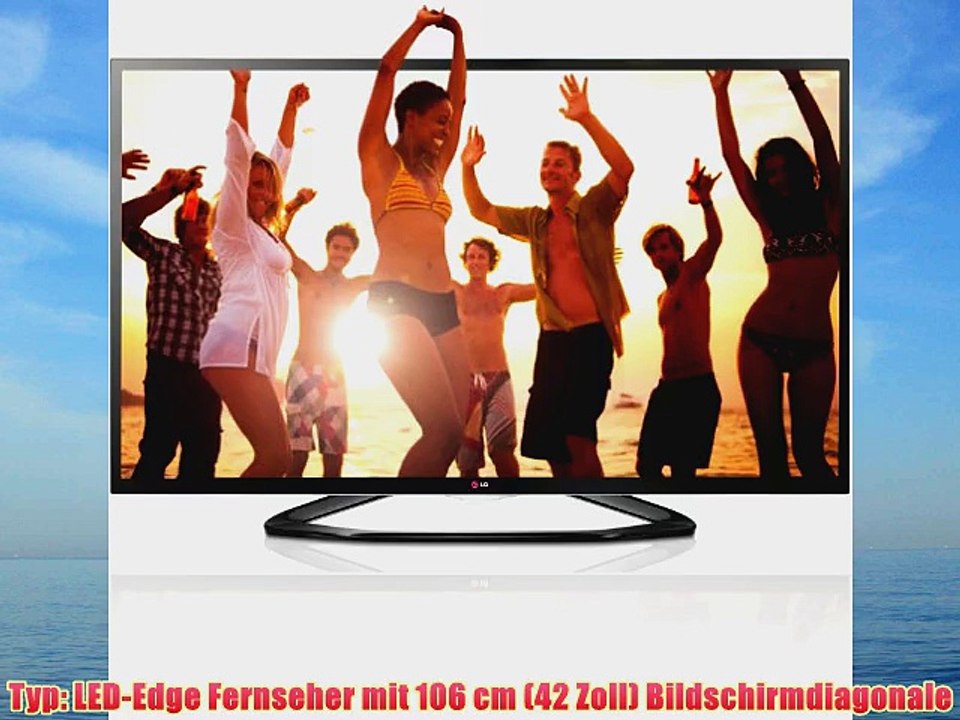 LG 42LA6408 106 cm (42 Zoll) Cinema 3D LED-Backlight-Fernseher (Full HD 200Hz MCI WLAN DVB-T/C/S