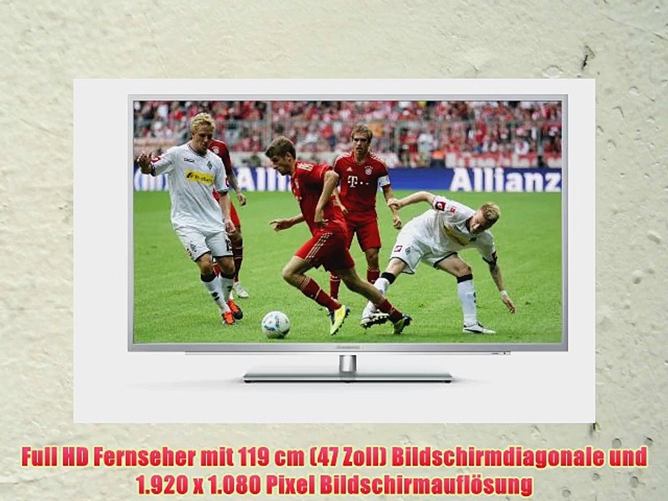 Grundig 47 VLE 9270 SL 119 cm (47 Zoll) 3D LED-Backlight-Fernseher (Full-HD 400 Hz PPR DVB-T/C/S2