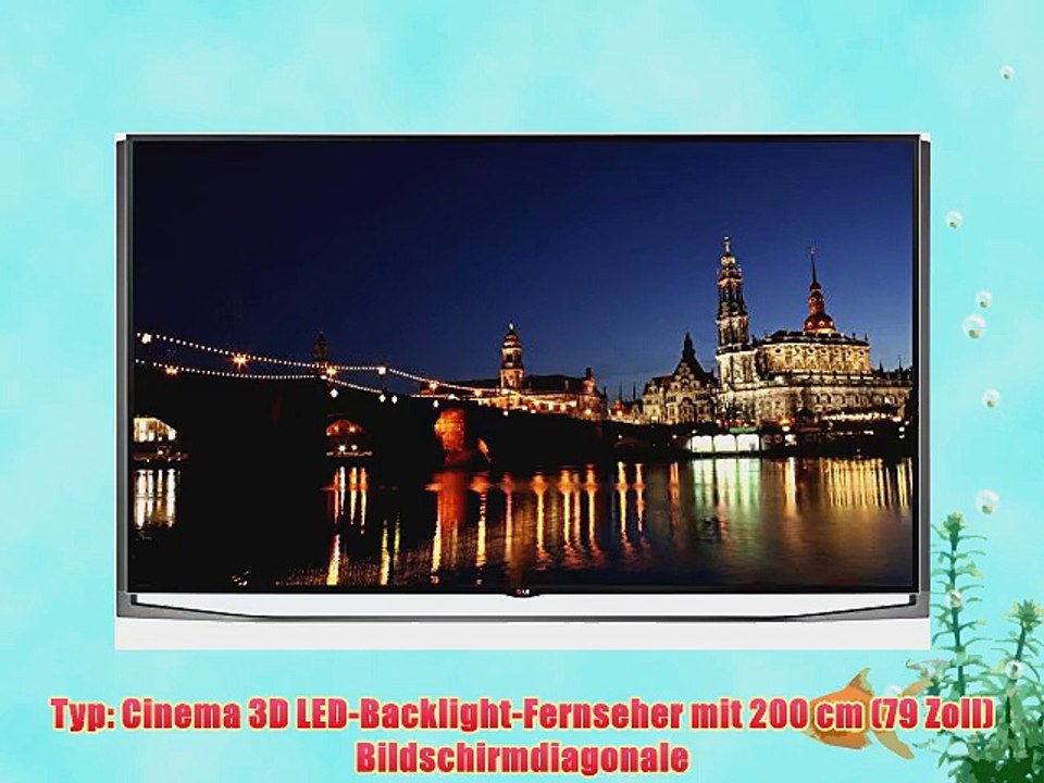 LG 79UB980V 200 cm (79 Zoll) Cinema 3D LED-Backlight-Fernseher (Ultra HD 1300Hz UCI DVB-T/C/S