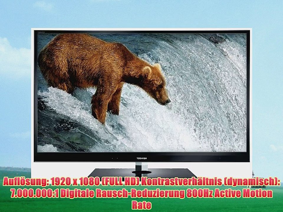 Toshiba 46WL863G 117 cm (46 Zoll) 3D LED-Backlight Fernseher (Full-HD 800Hz AMR DVB-T/-C/-S/-S2