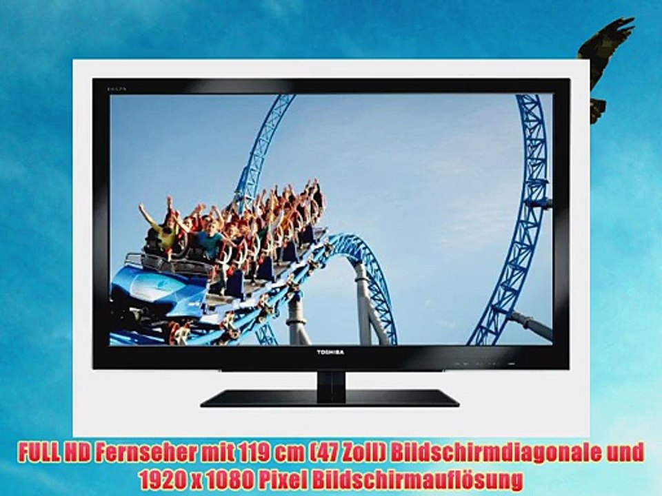 Toshiba 47VL863G 119 cm (47 Zoll) LED-Backlight-Fernseher  (Full-HD 400Hz AMR DVB-T/-C/-S2