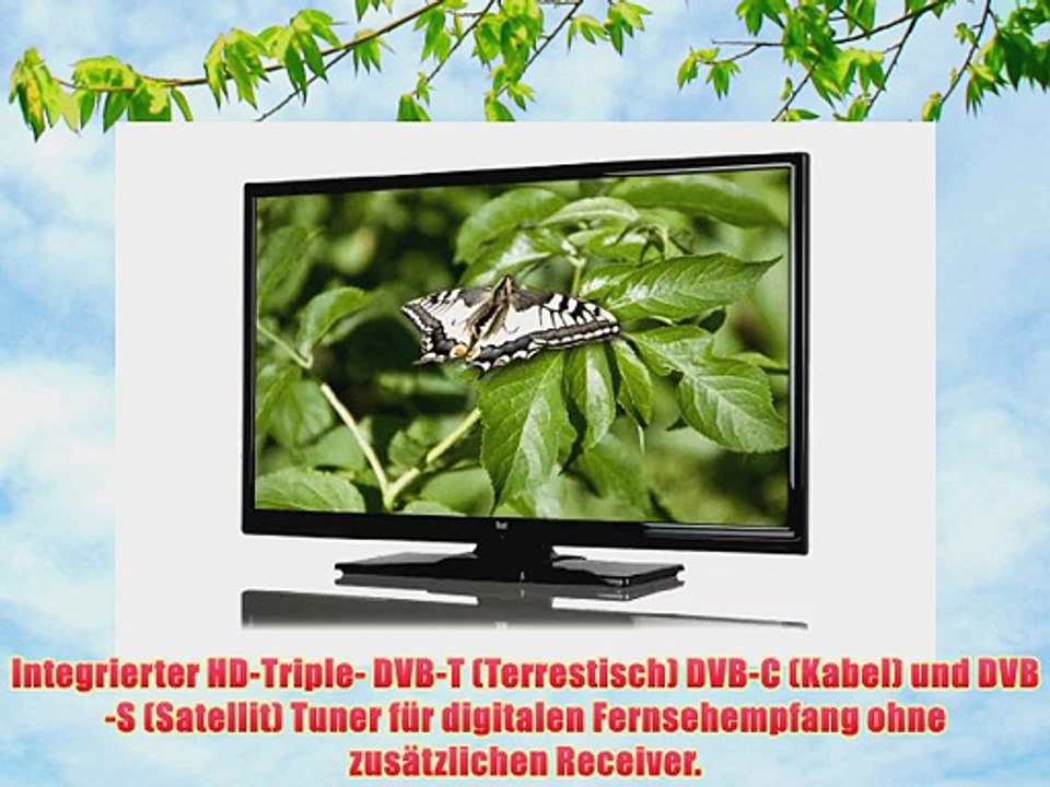 Dual LE40F127A3C 102 cm (40 Zoll) LED-Backlight-Fernseher (Full-HD 200 Hz DVB-T/S/C Smart-TV)