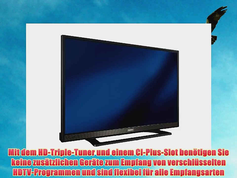Grundig 22 VLE 521 BG 55 cm (22 Zoll) LED-Backlight-Fernseher (Full HD 200 Hz PPR DVB-T/C/S2