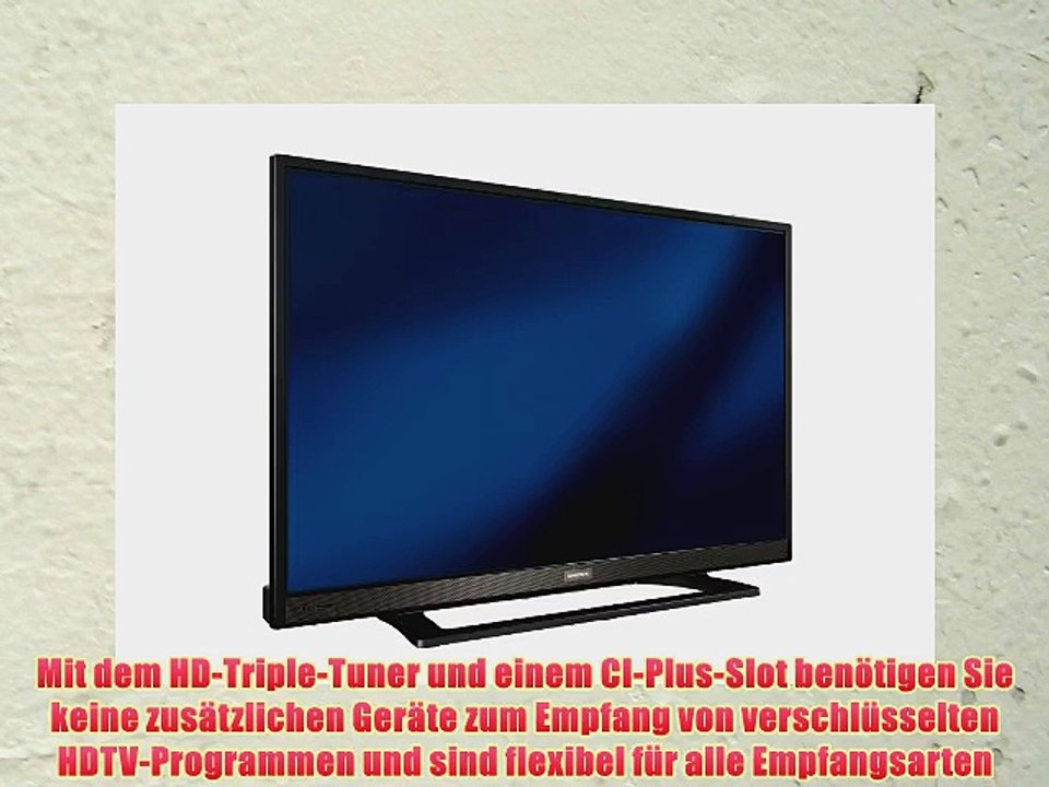 Grundig 40 VLE 5421 BG 100 cm (40 Zoll) LED-Backlight-Fernseher (Full HD 200 Hz PPR DVB-T/C/S2