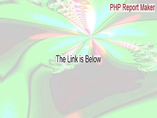 PHP Report Maker Full Download - php report maker download