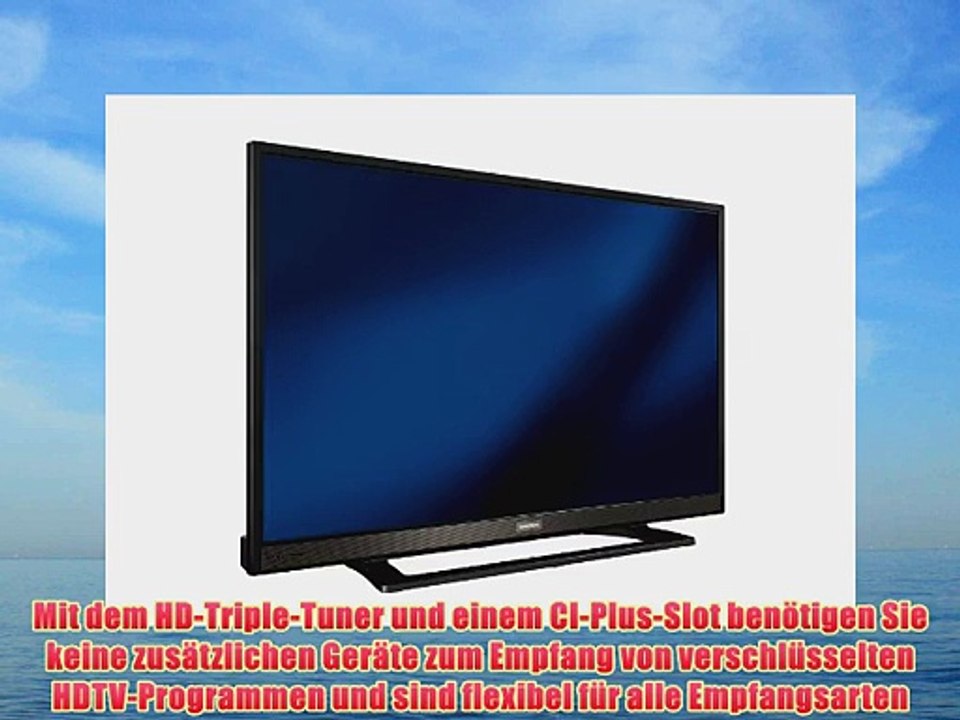 Grundig 48 VLE 5421 BG 120 cm (48 Zoll) LED-Backlight-Fernseher (Full HD 200 Hz PPR DVB-T/C/S2