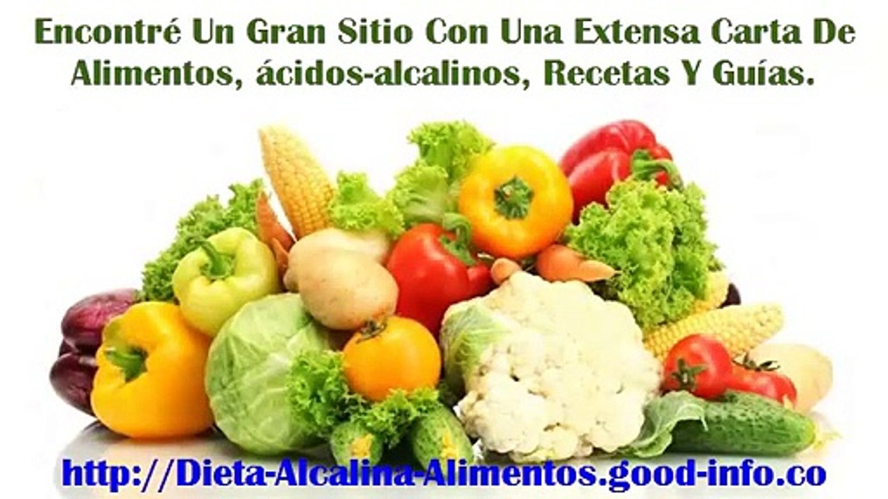 Dieta Alcalina Recetas, Listado De Alimentos Alcalinos, Que Es El Agua Alcalina, Menu Para Adelgazar