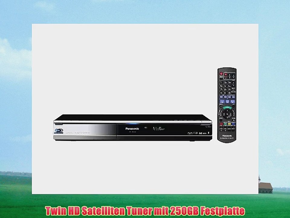 Panasonic DMR-BS750EGK Blu-ray Disc-Rekorder mit 250 GB Festplatte (DVB-S2 Tuner Upscaler 1080p