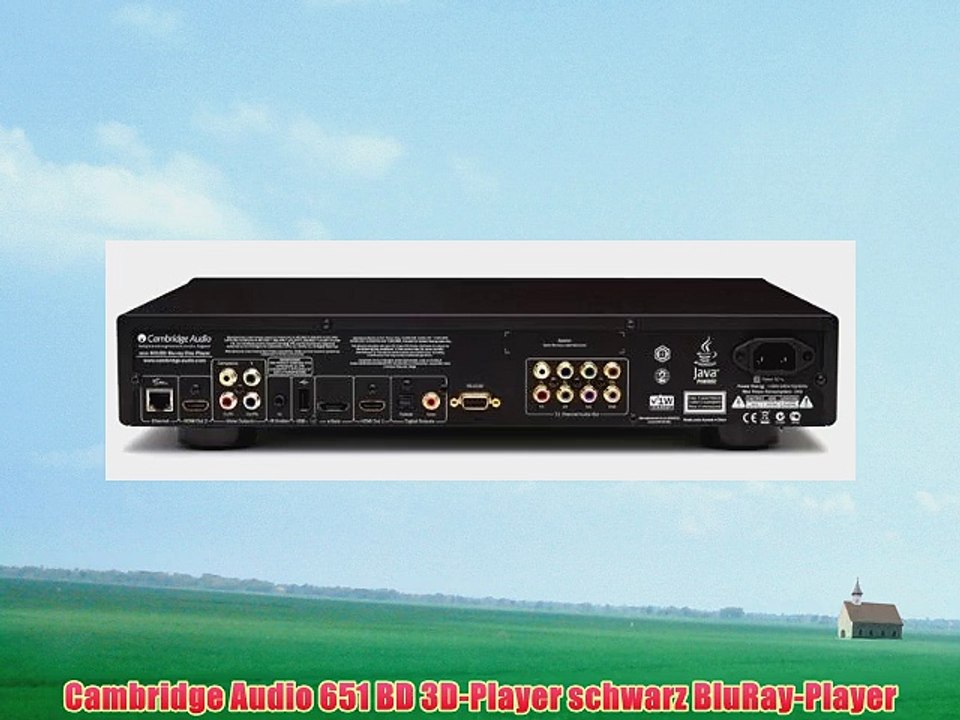 Cambridge Audio 651 BD 3D-Player schwarz BluRay-Player